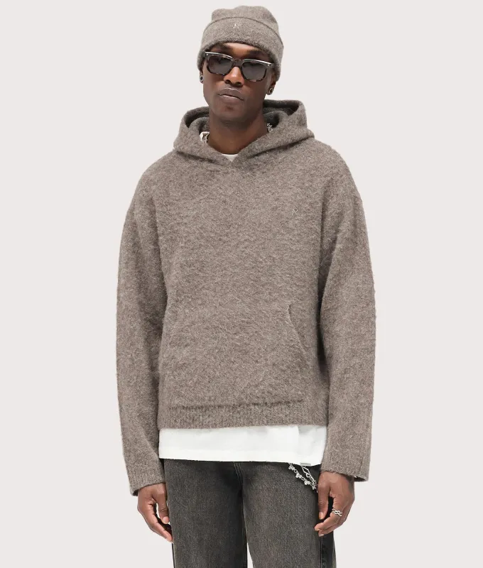 Textured Borg Hoodie sold by EQVVS