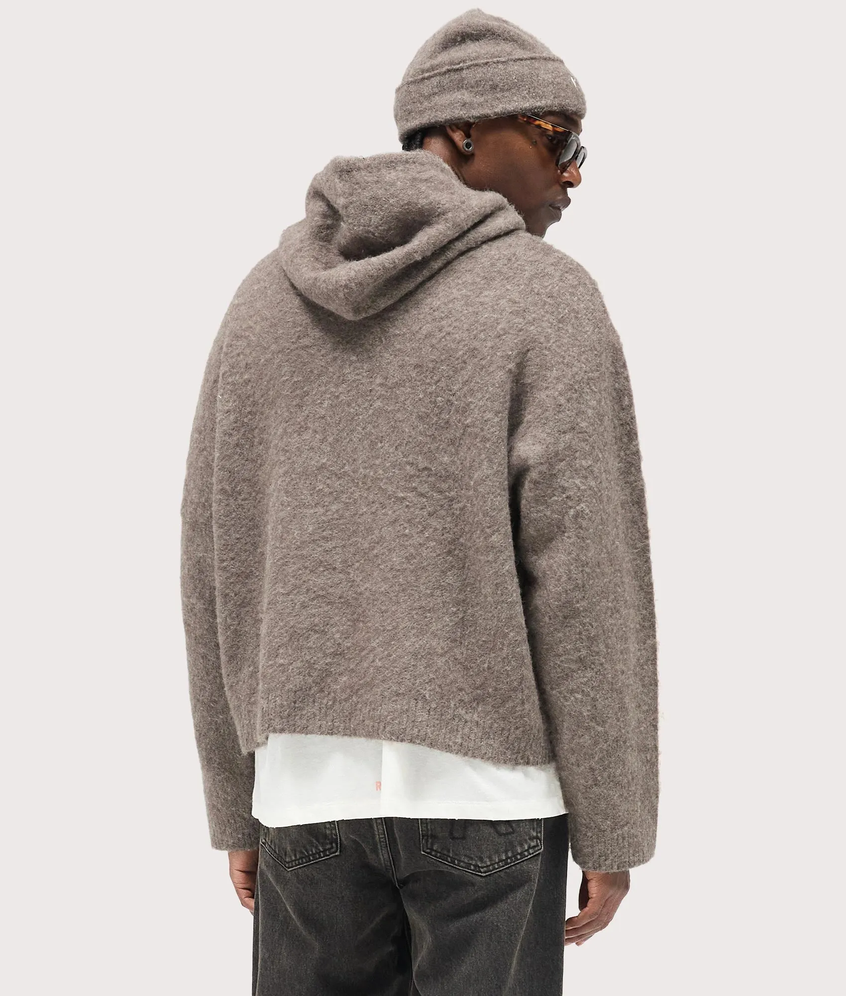 Textured Borg Hoodie sold by EQVVS product image thumbnail 3