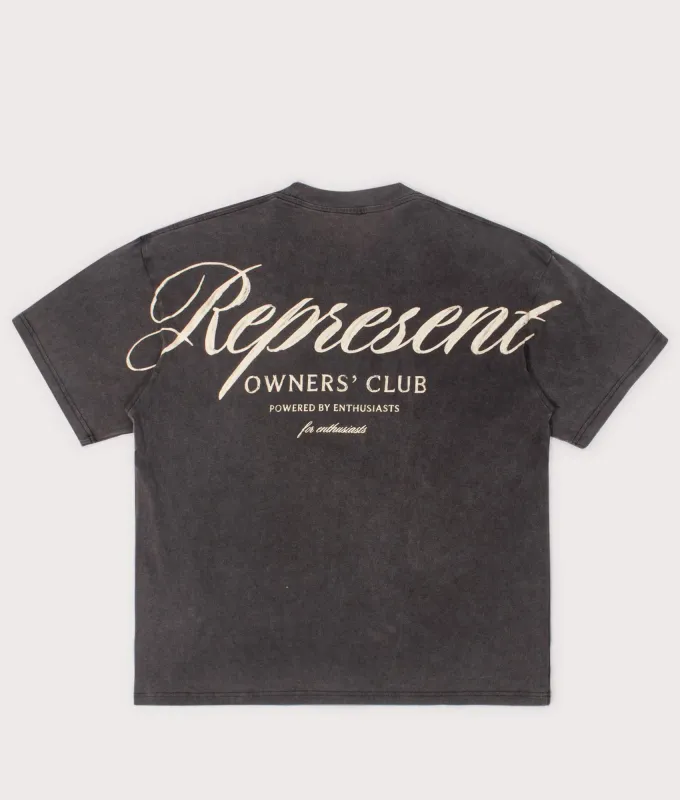 Represent Owners Club Script T-Shirt sold by EQVVS