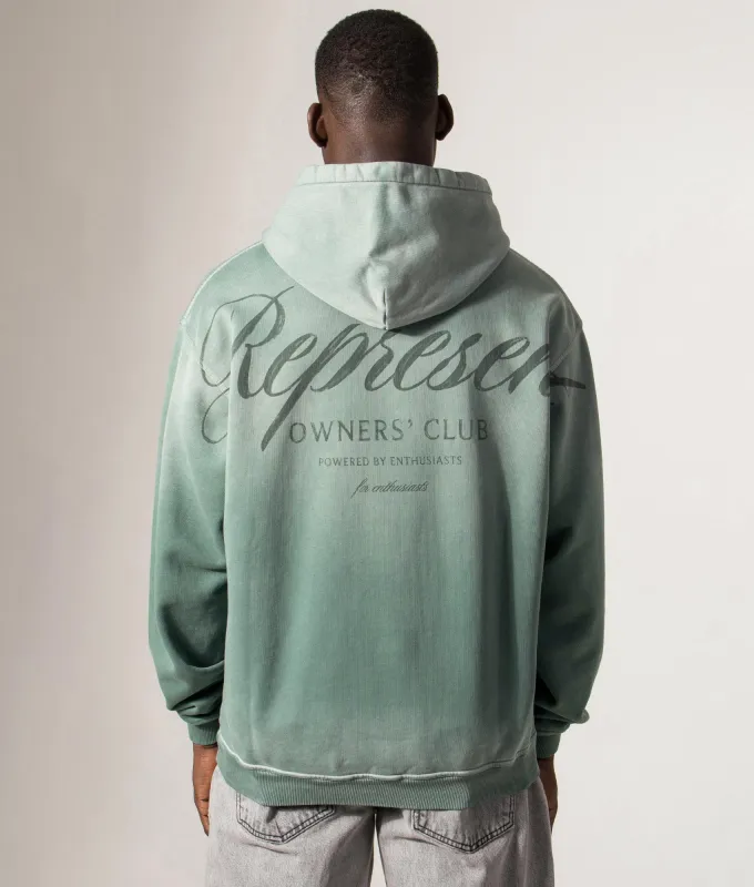 Represent Owners Club Script Hoodie sold by EQVVS