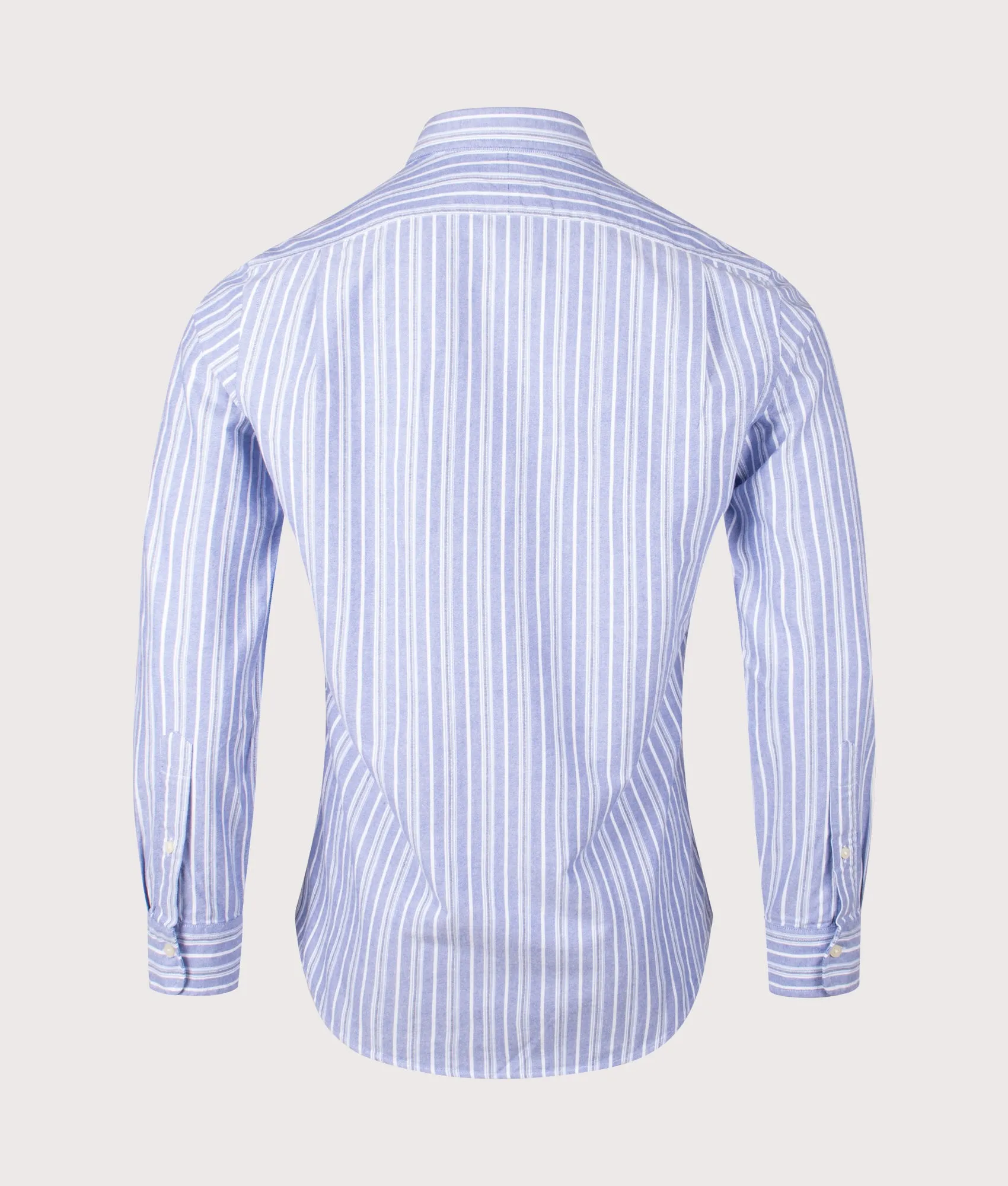 Custom Slim Fit Striped Oxford Shirt sold by EQVVS product image thumbnail 3