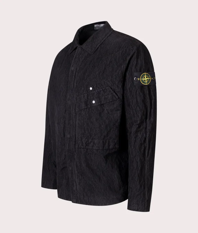 Wrinkled Corduroy 500-TC Overshirt sold by EQVVS
