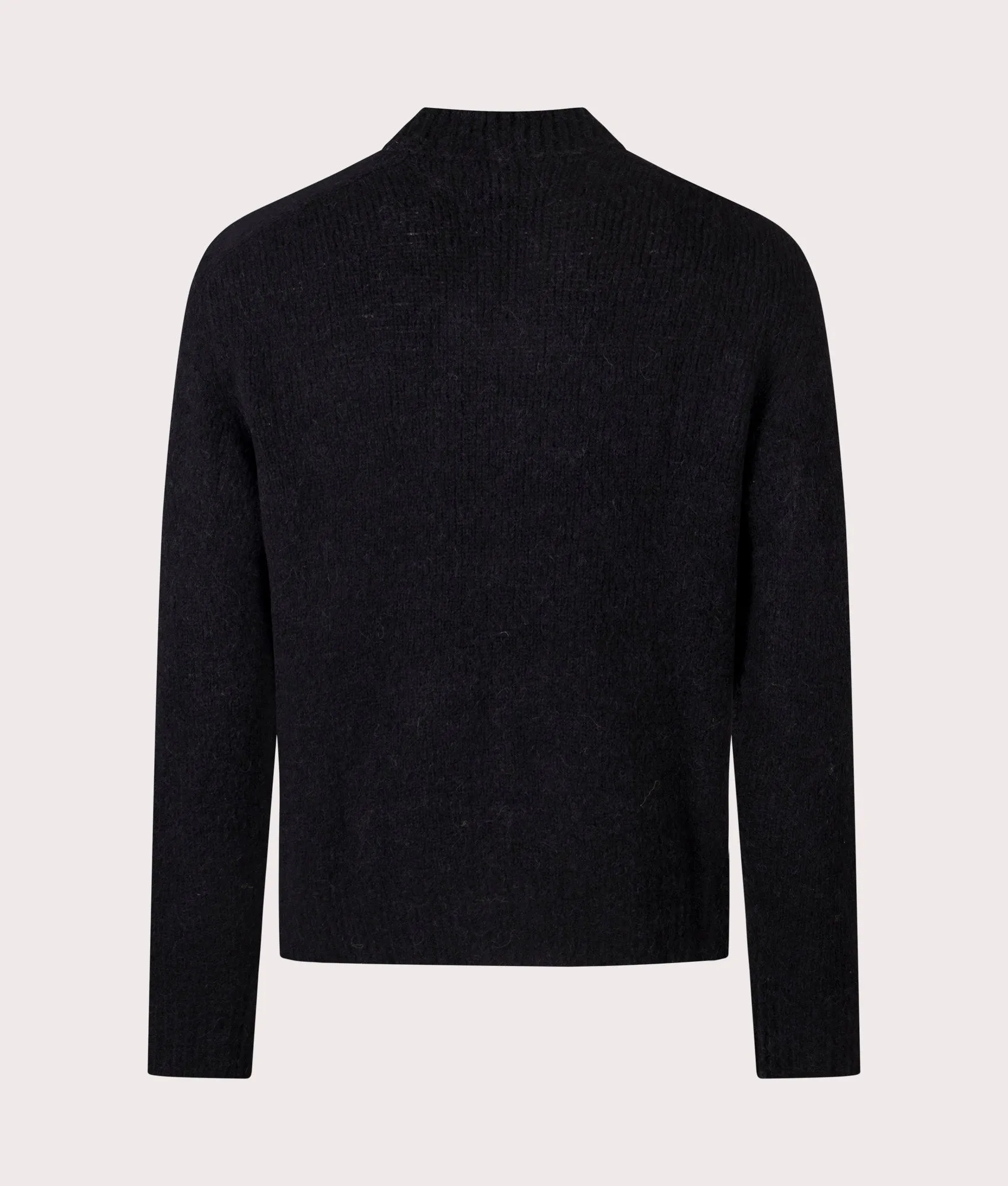 Relaxed Fit Rasmus Mock Neck Brushed Jumper sold by EQVVS product image thumbnail 2