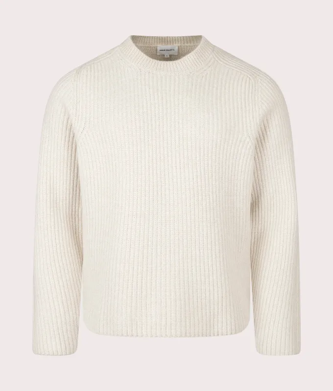 Sigurd Military Rib Knit Jumper sold by EQVVS