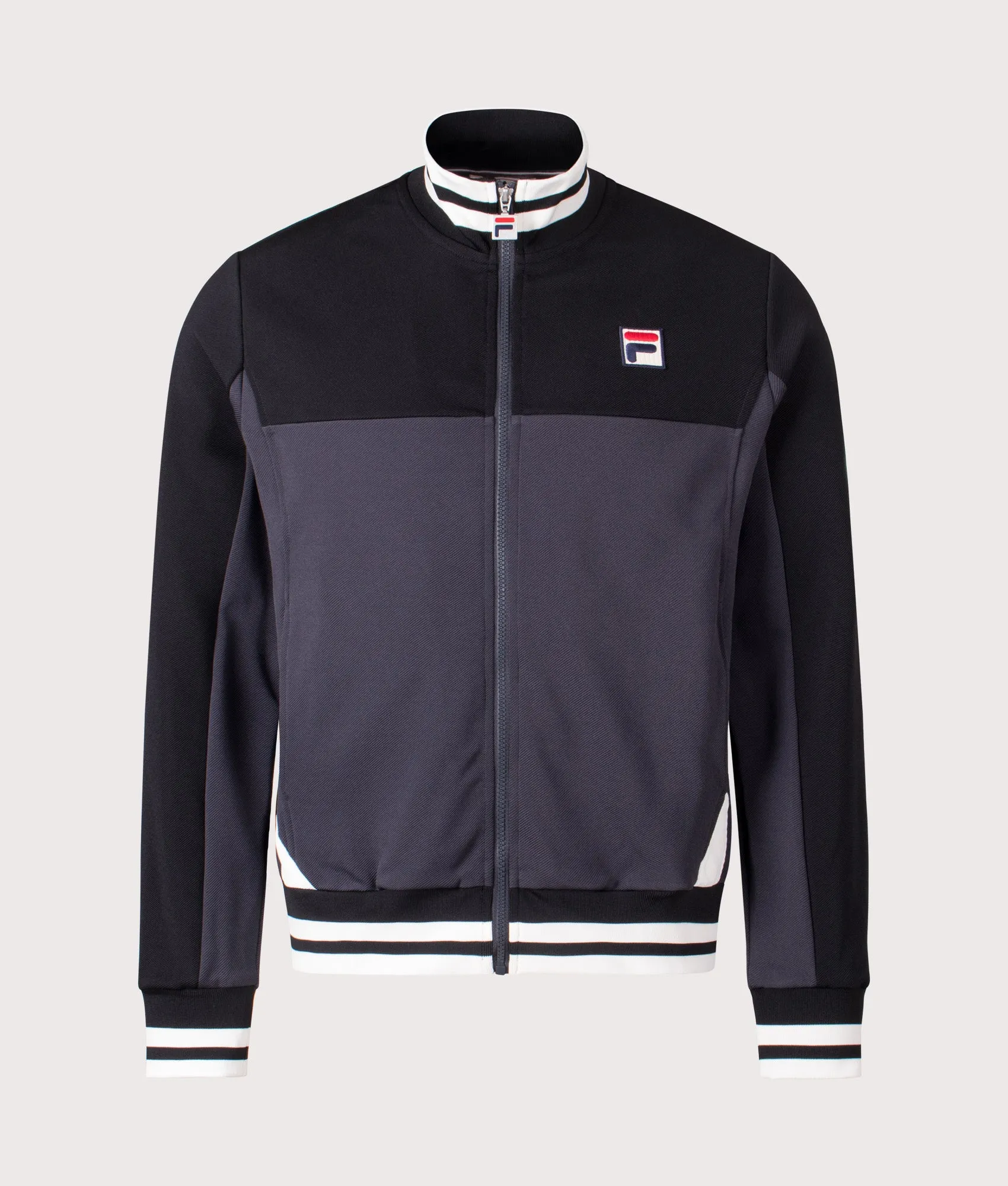 Tiebraker Funnel Neck Track Jacket sold by EQVVS