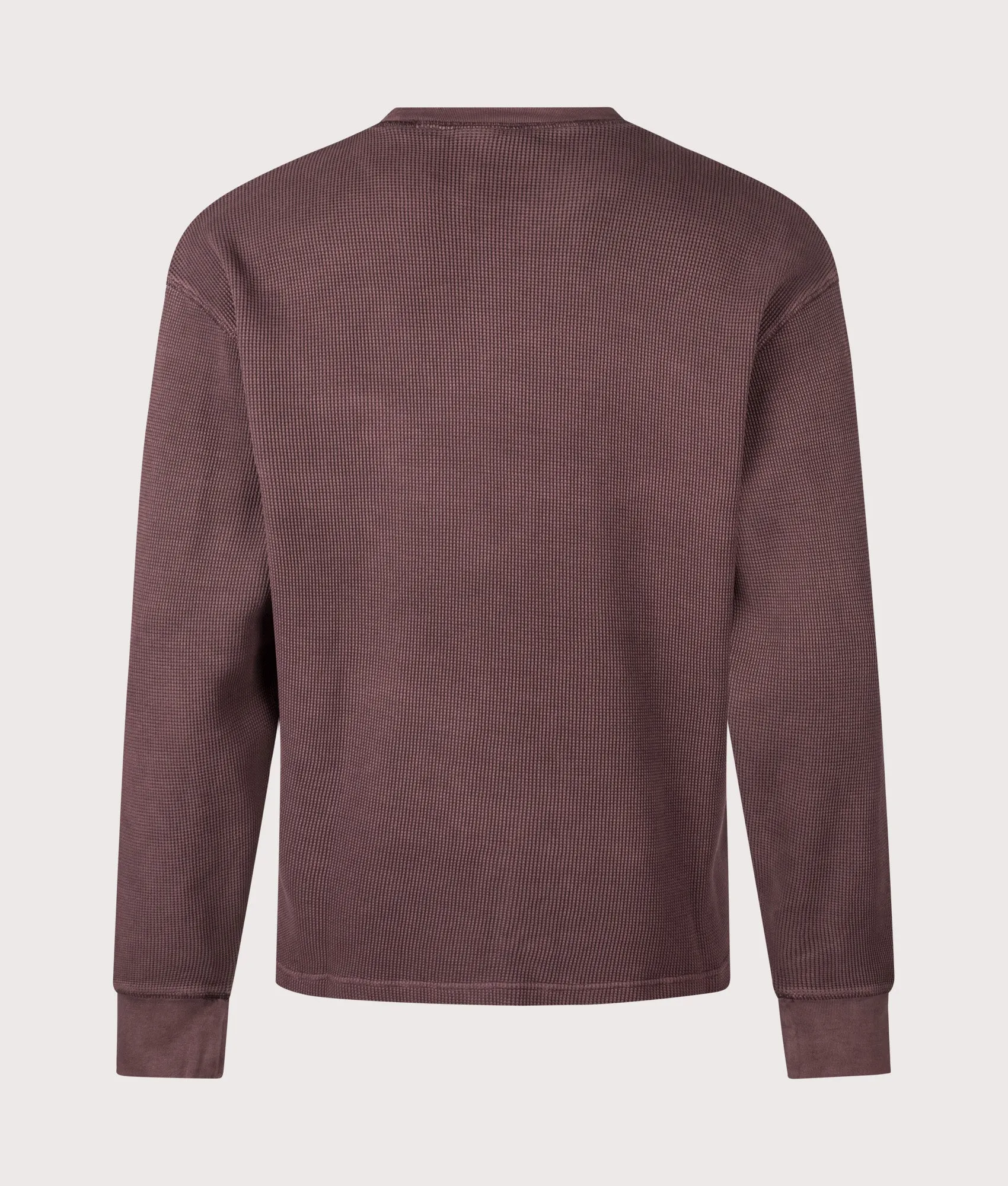 Relaxed Fit Long Sleeve Vista Waffle T-Shirt sold by EQVVS product image thumbnail 3
