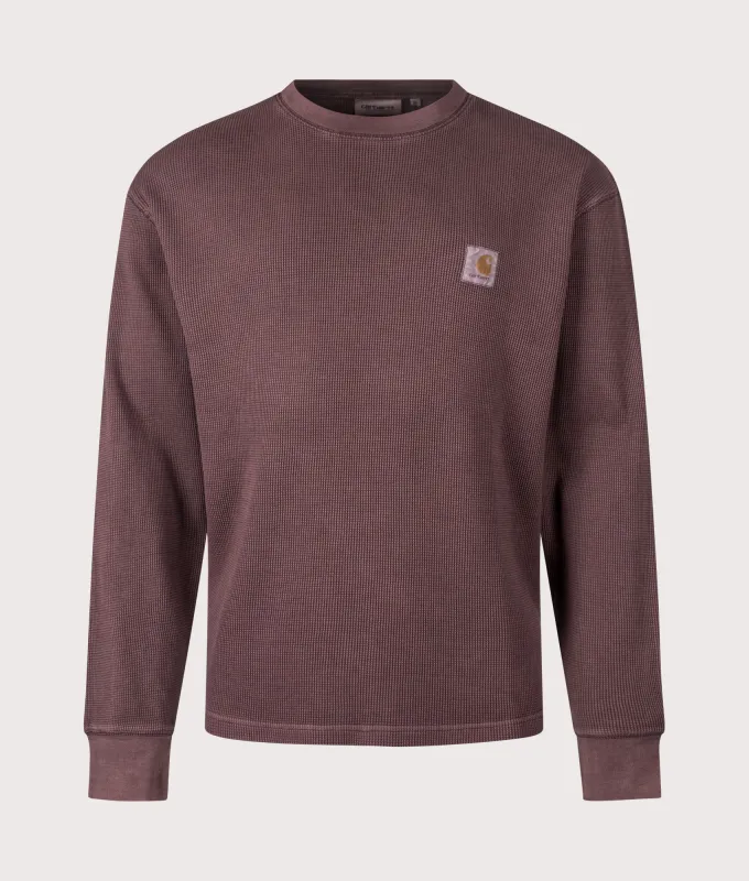 Relaxed Fit Long Sleeve Vista Waffle T-Shirt made by Carhartt WIP