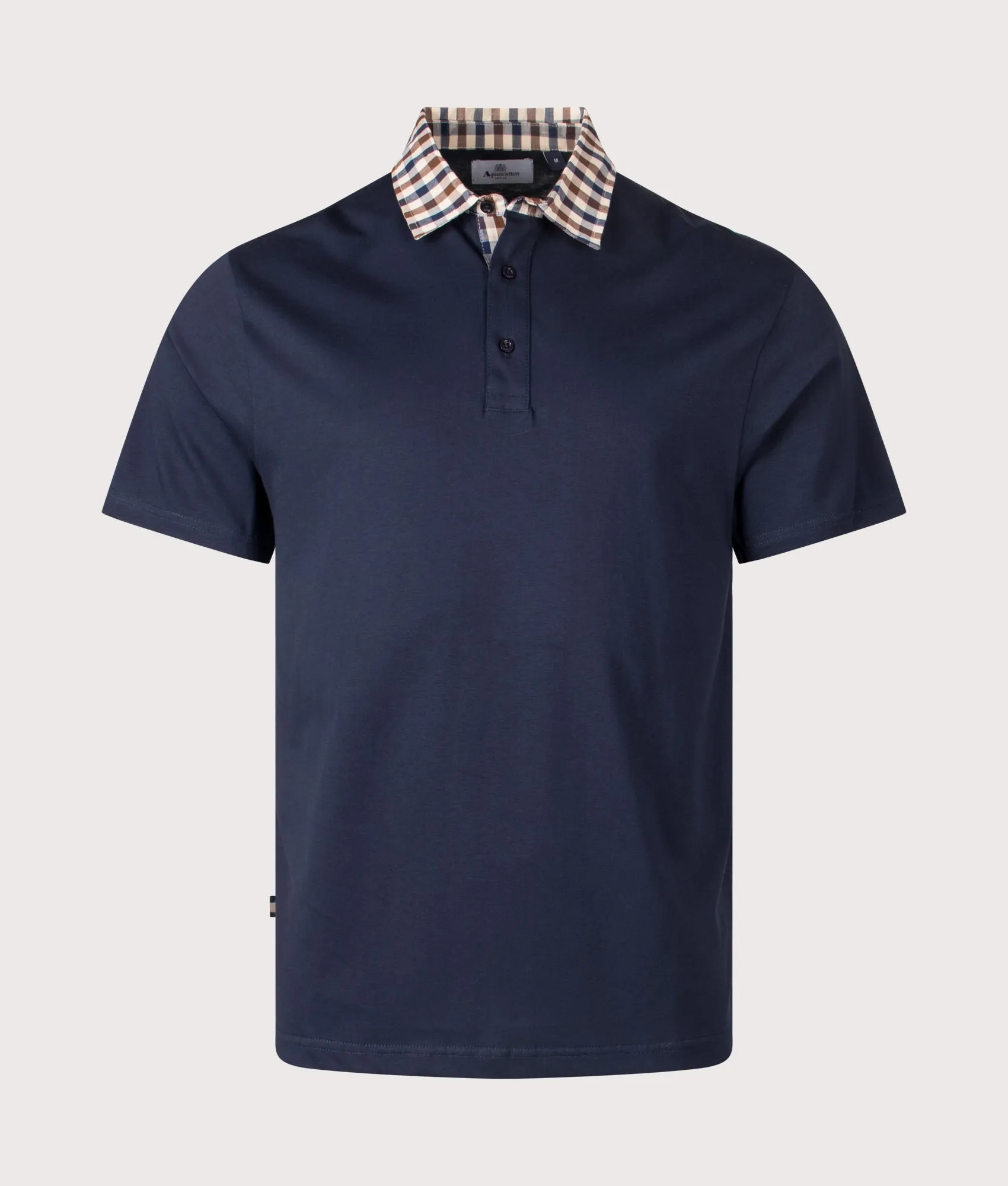 Club Check Collar Polo Shirt sold by EQVVS