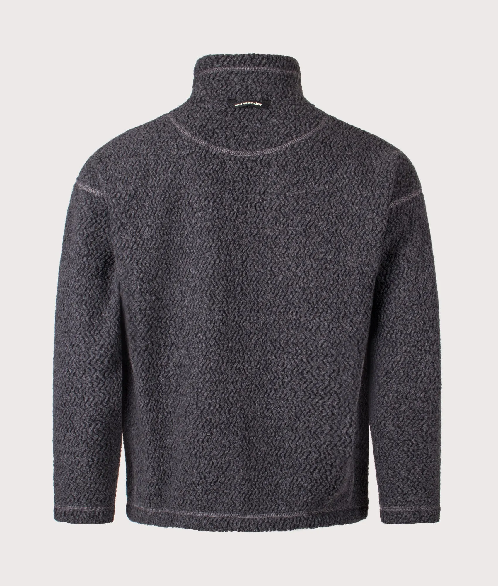 Re Wool JQ Stand Zip Sweatshirt sold by EQVVS product image thumbnail 4