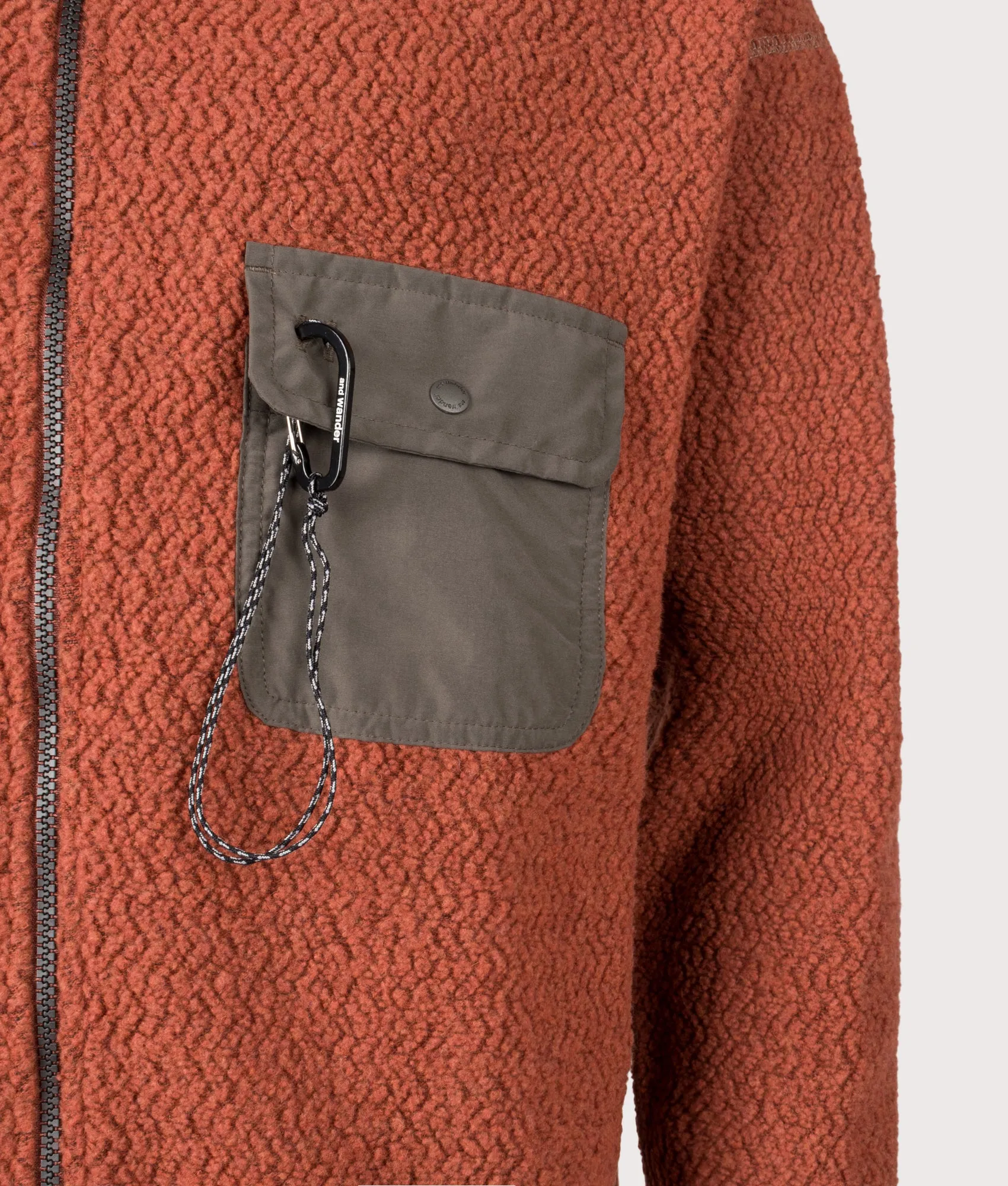 Re Wool JQ Stand Zip Sweatshirt sold by EQVVS product image thumbnail 2