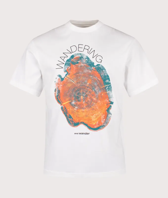 Wandering Printed T-Shirt sold by EQVVS