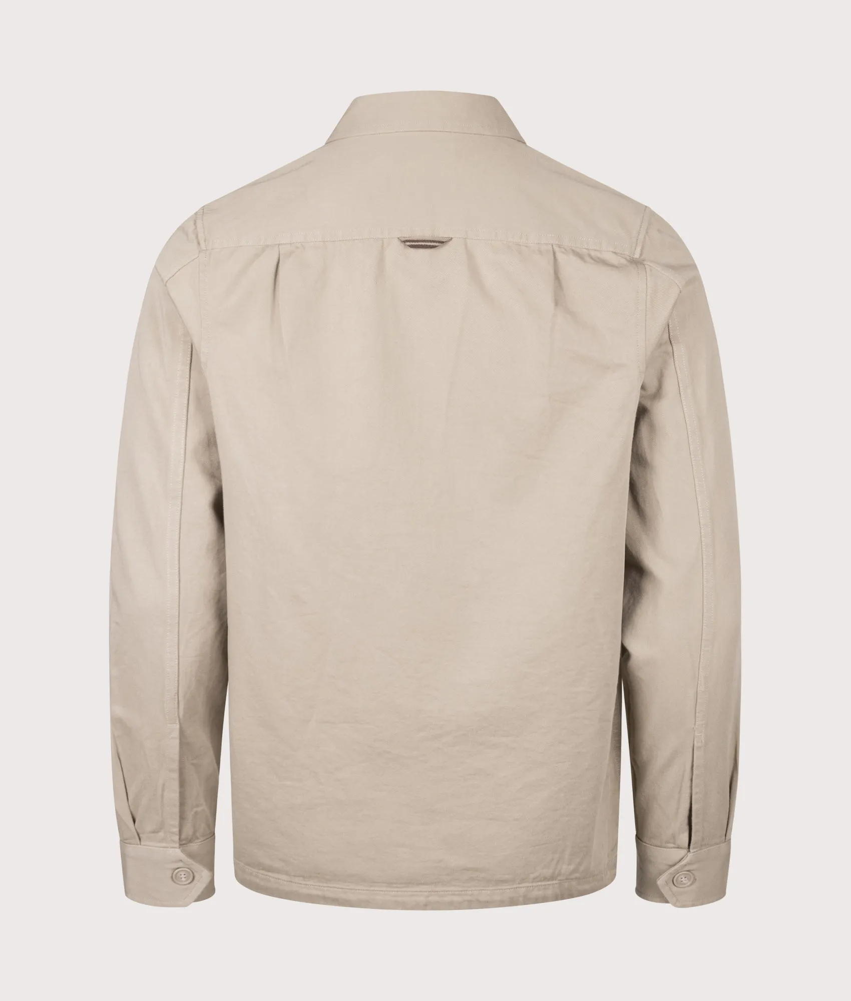 Twill Zip Through Overshirt sold by EQVVS product image thumbnail 3