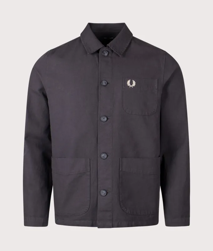 Canvas Overshirt made by Fred Perry