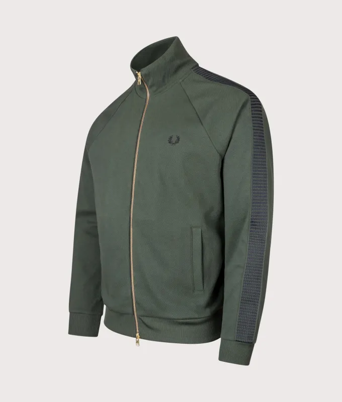 Dash Taped Track Jacket made by Fred Perry
