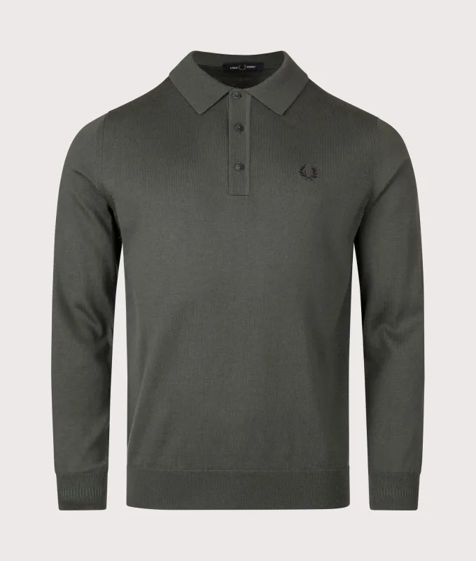 Long Sleeve Knitted Polo Shirt sold by EQVVS
