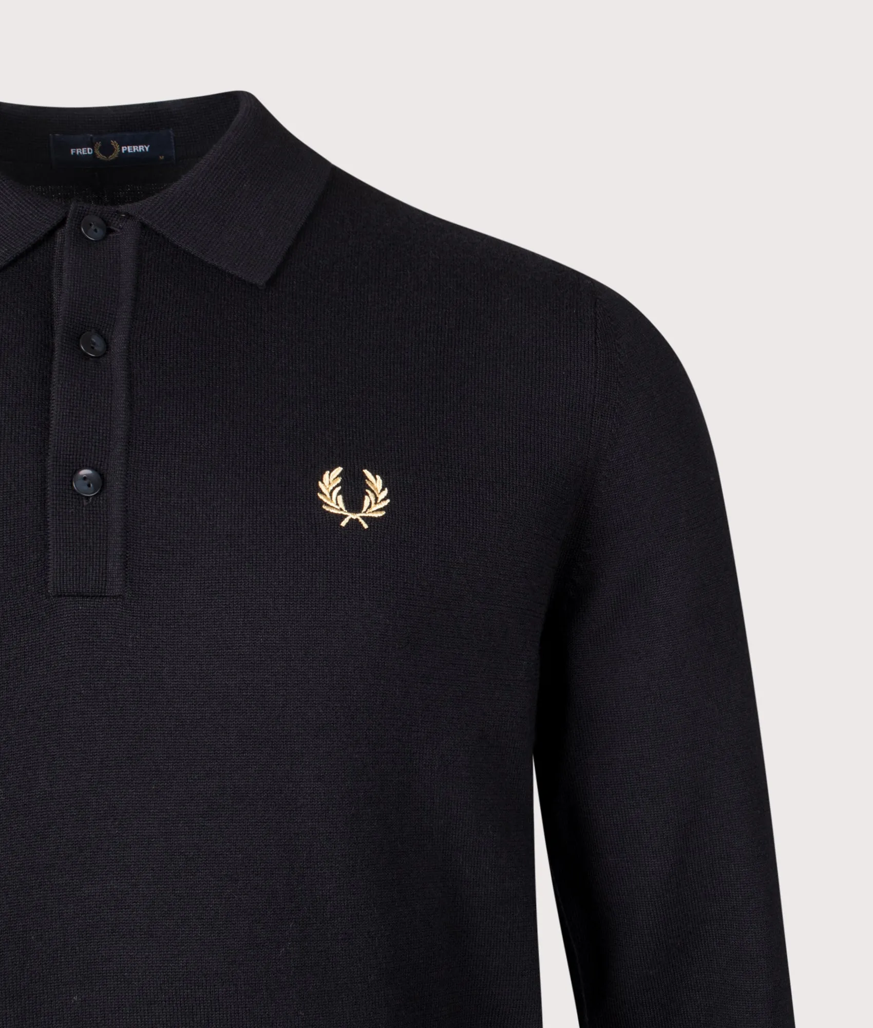 Long Sleeve Knitted Polo Shirt sold by EQVVS product image thumbnail 2