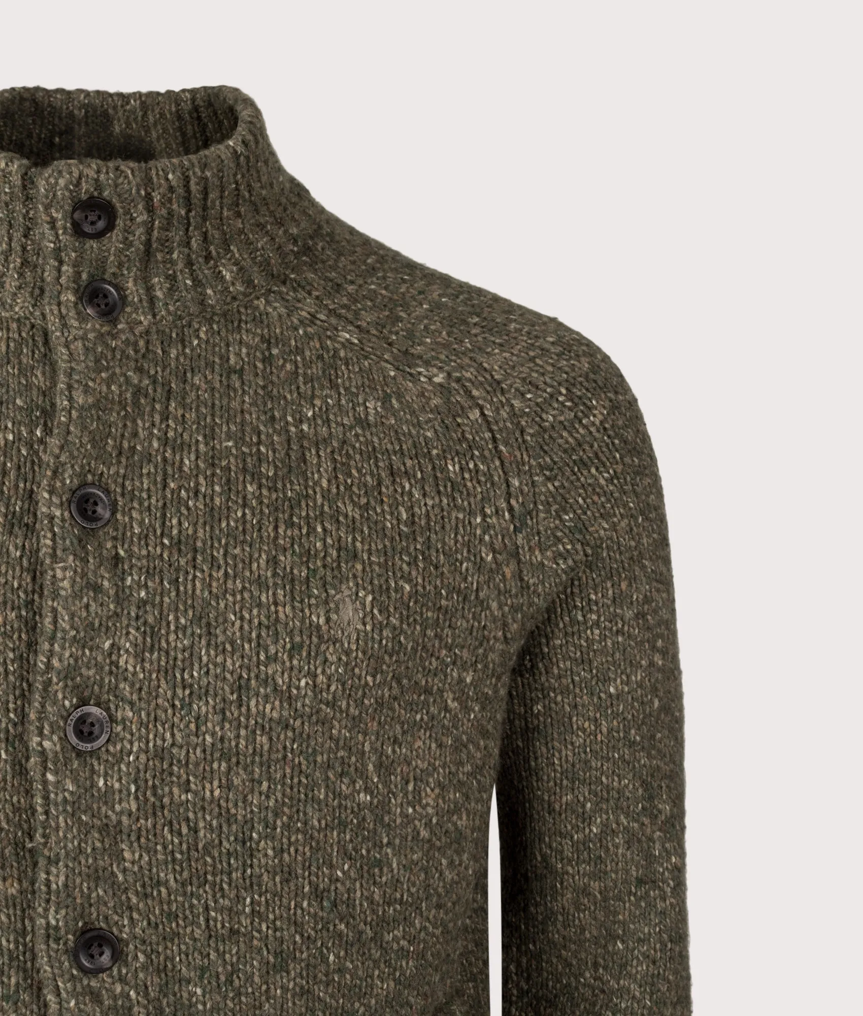 Wool-Blend Mockneck Cardigan sold by EQVVS product image thumbnail 2