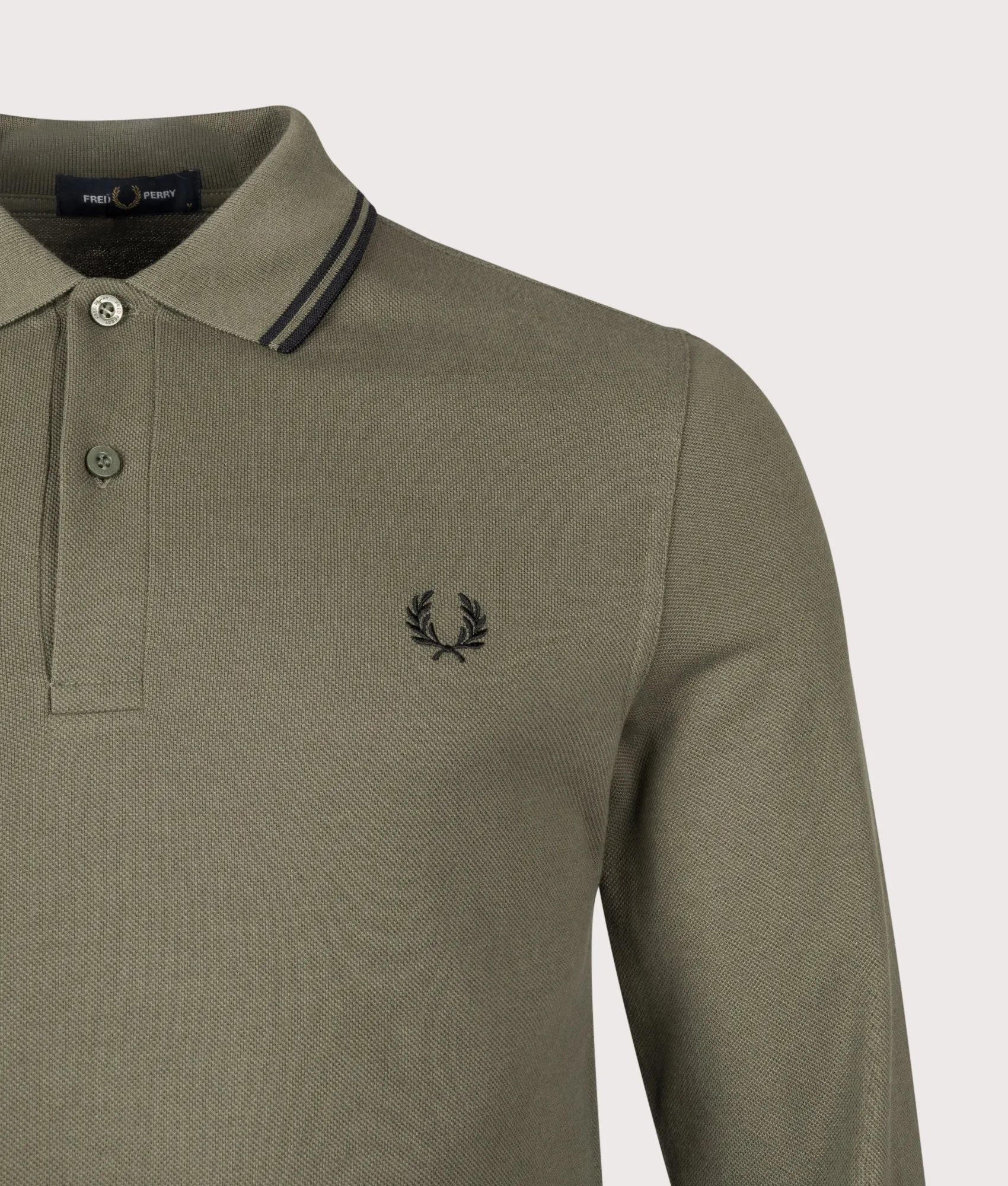 Long Sleeve Twin Tipped Polo Shirt sold by EQVVS product image thumbnail 2