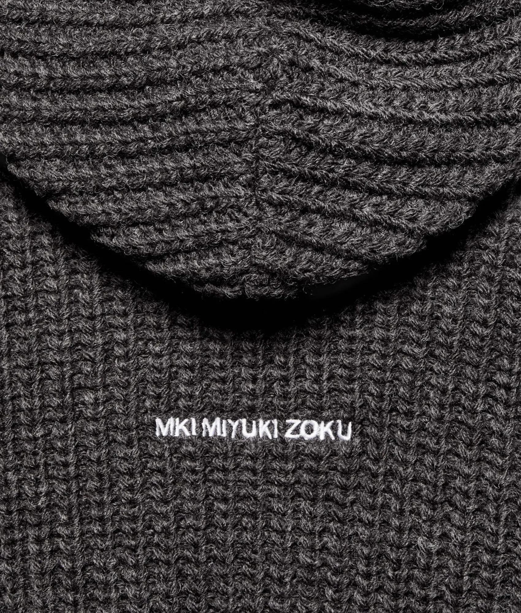 Oversized Chunky Rib Knit Hoodie sold by EQVVS product image thumbnail 2