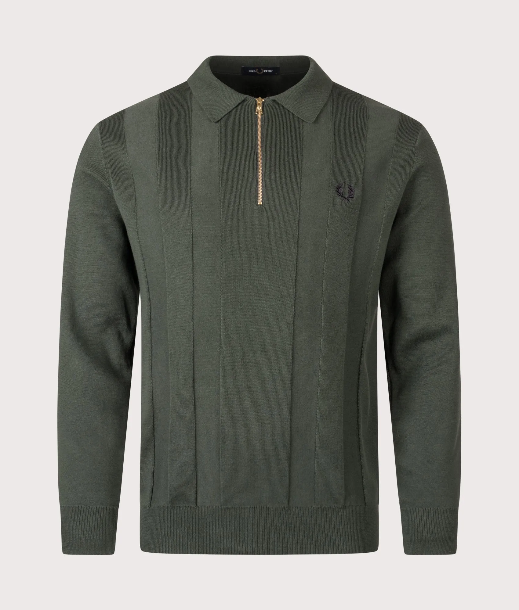 Tonal Stripe Knitted Polo sold by EQVVS