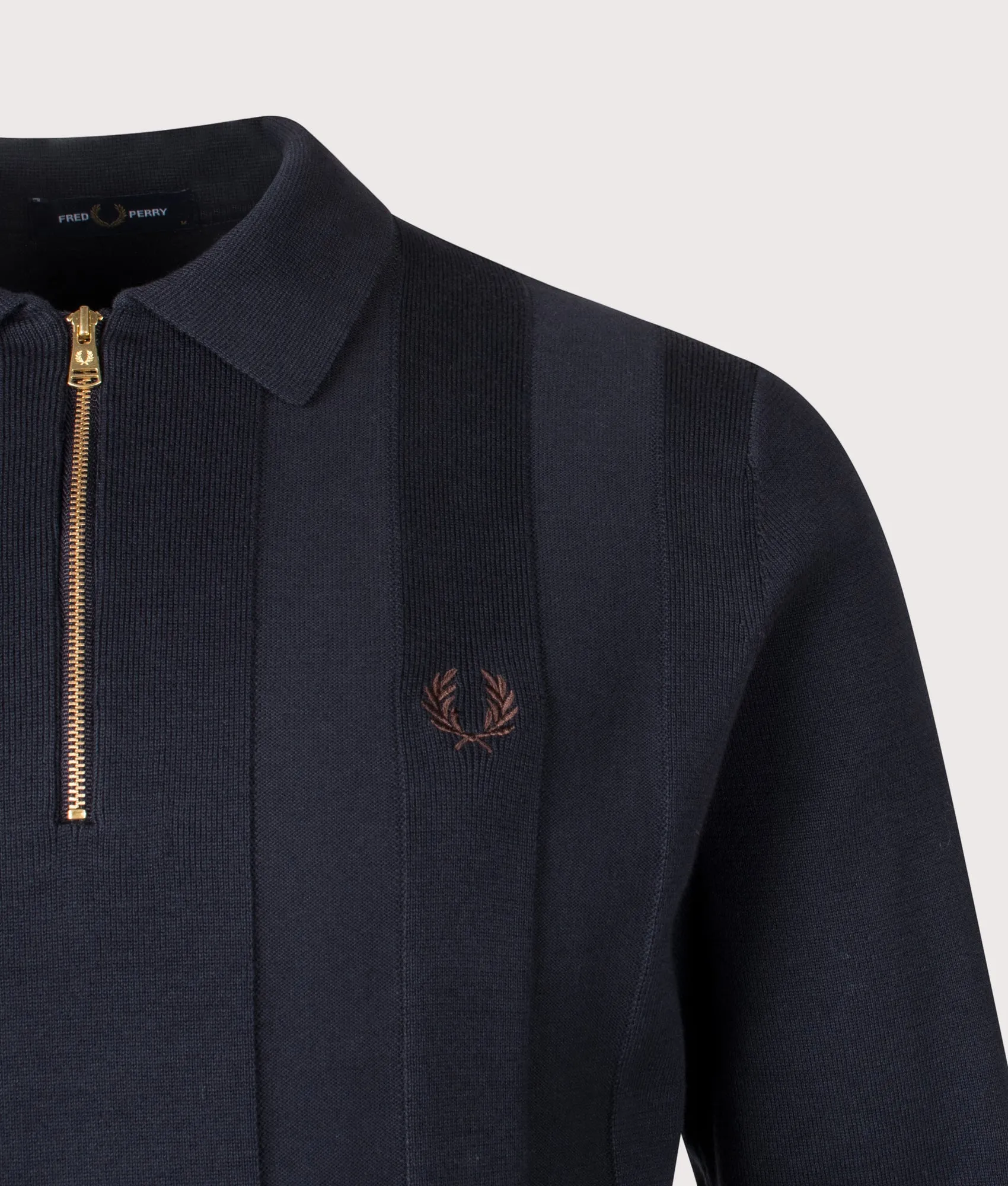 Tonal Stripe Knitted Polo sold by EQVVS product image thumbnail 2