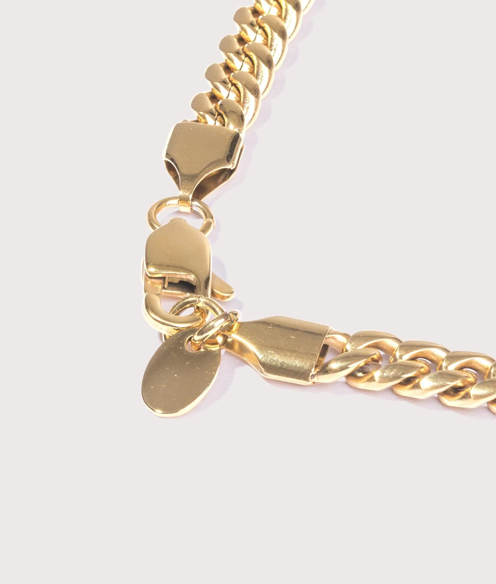 18K Gold Plated Cuban Link Necklace 6mm 22" sold by EQVVS product image thumbnail 3