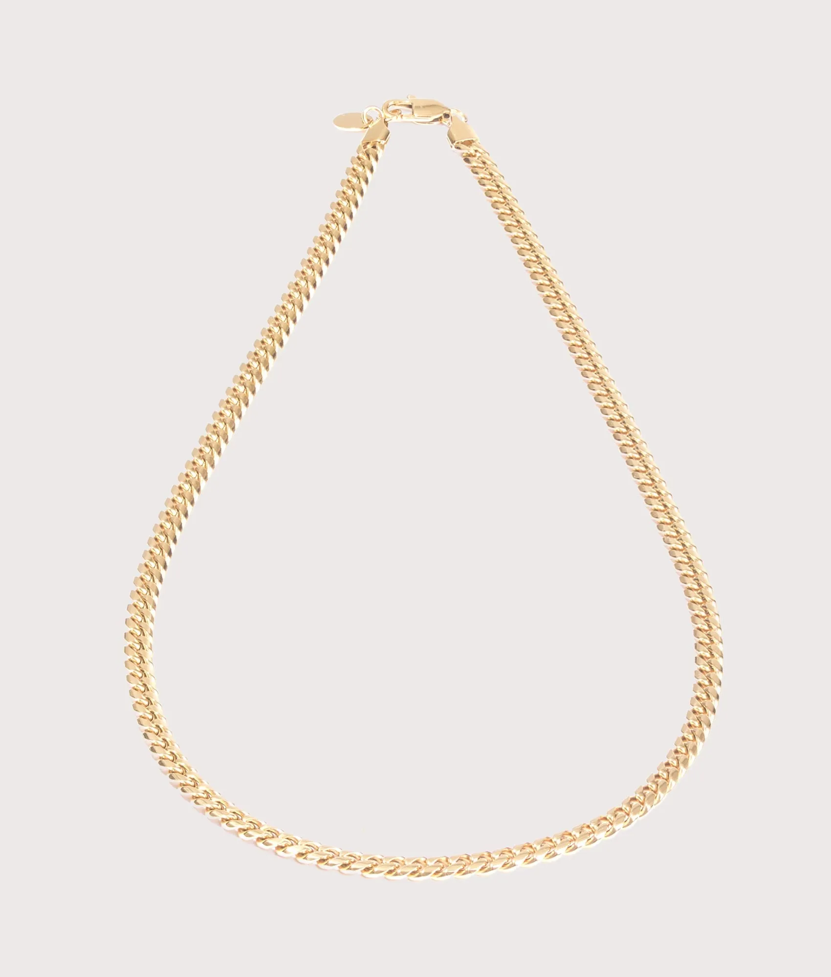 18K Gold Plated Cuban Link Necklace 6mm 22" sold by EQVVS