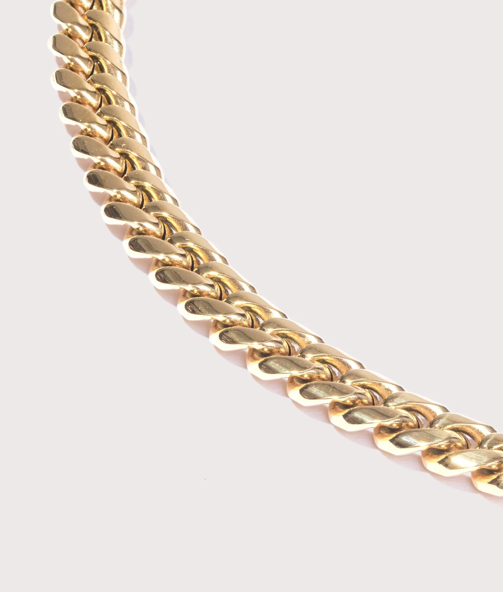 18K Gold Plated Cuban Link Necklace 6mm 22" sold by EQVVS product image thumbnail 2