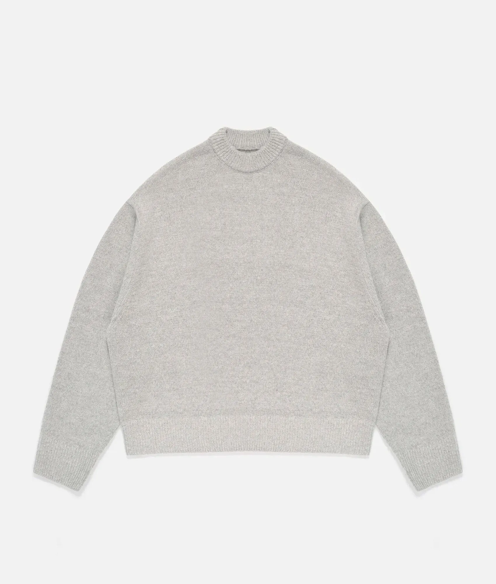 Oversized Fit Mohair Blend Knit Crew Jumper sold by EQVVS product image thumbnail 2