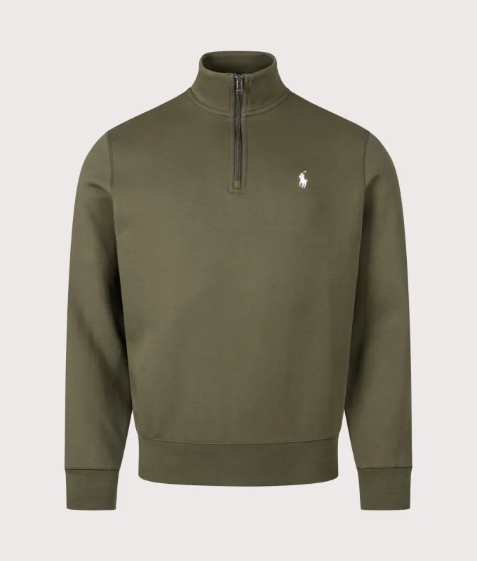 Double-Knit Quarter Zip Jumper sold by EQVVS
