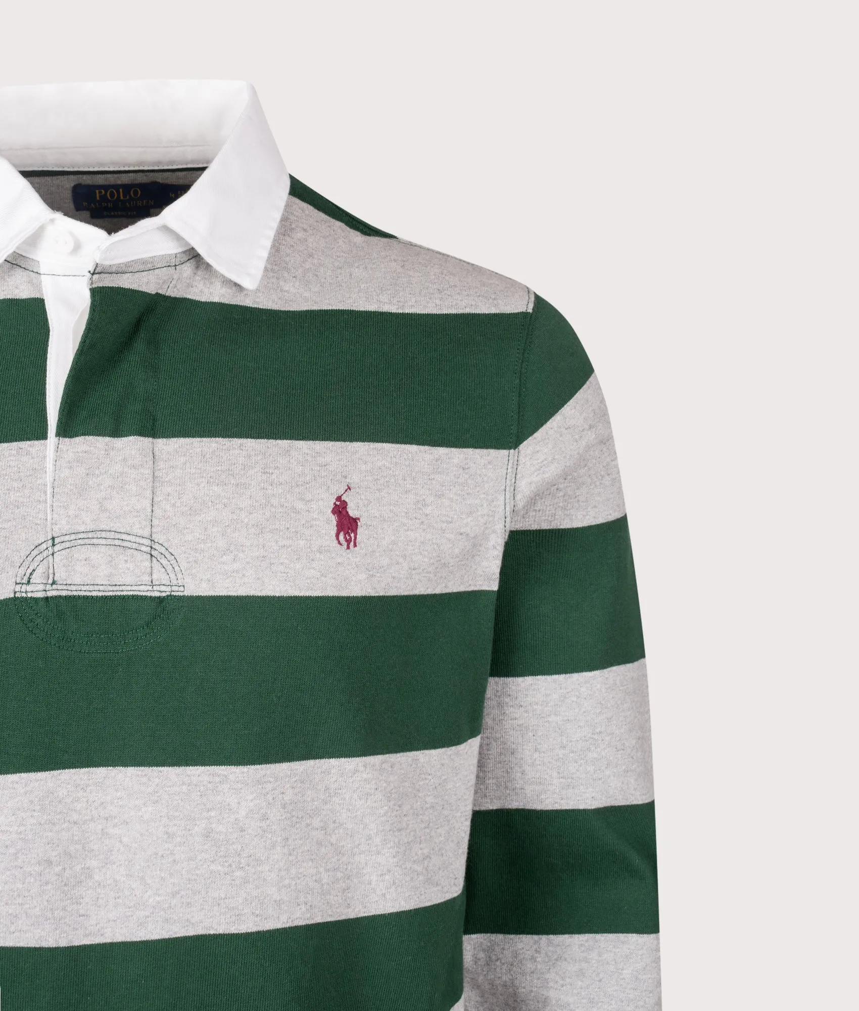Classic Fit The Iconic Striped Rugby Shirt sold by EQVVS product image thumbnail 2