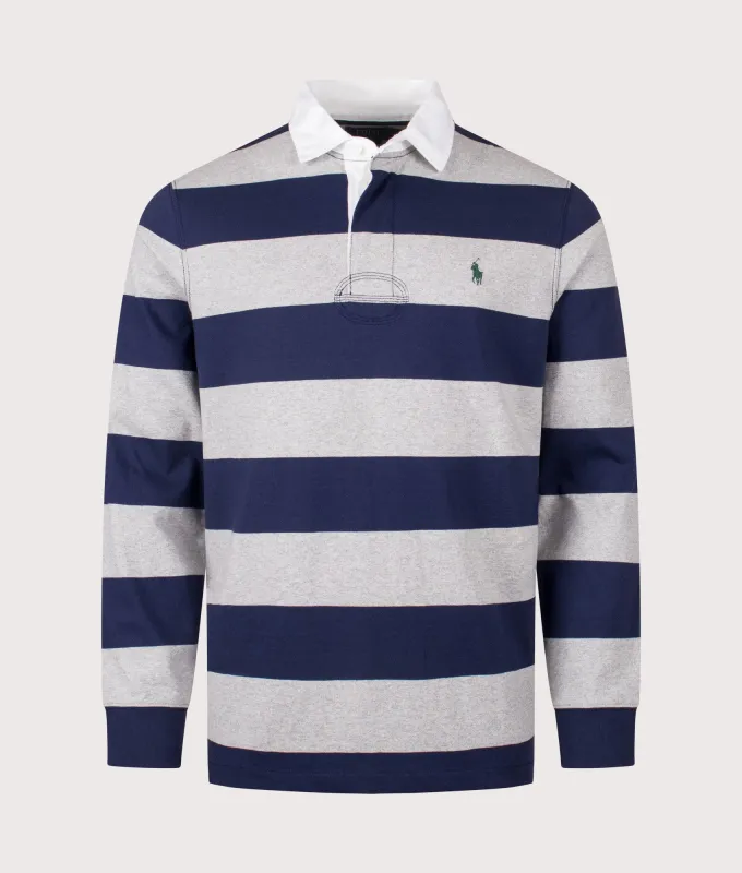 Classic Fit The Iconic Striped Rugby Shirt sold by EQVVS