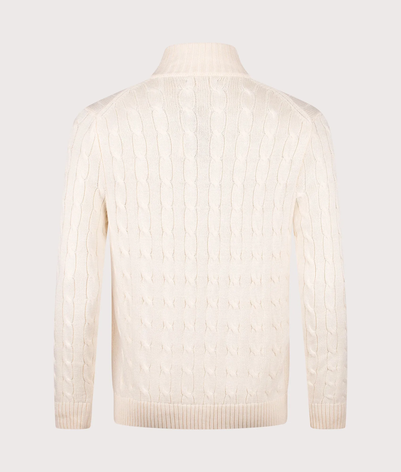 Cable-Knit Cotton Full-Zip Cardigan sold by EQVVS product image thumbnail 3