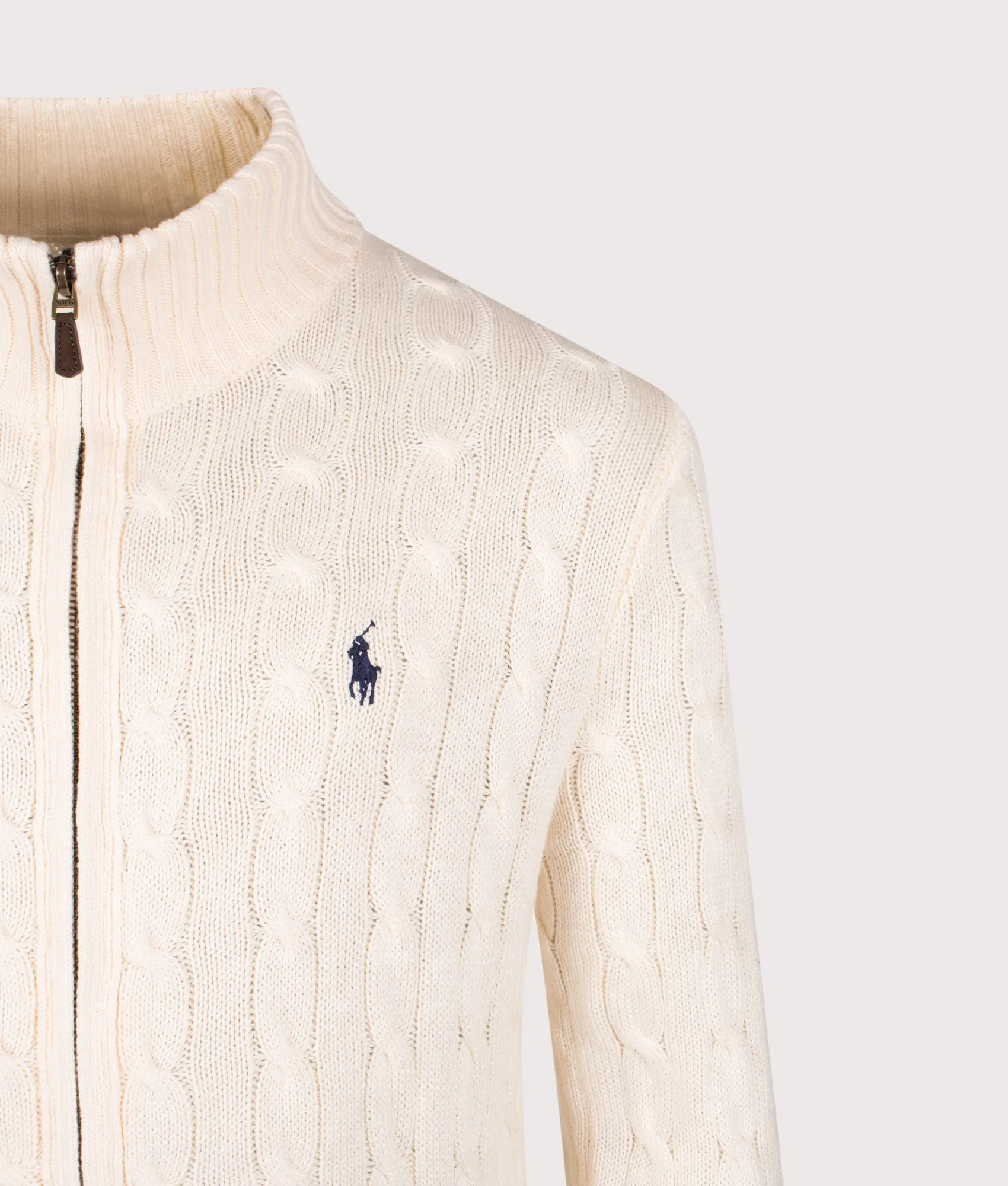 Cable-Knit Cotton Full-Zip Cardigan sold by EQVVS product image thumbnail 2