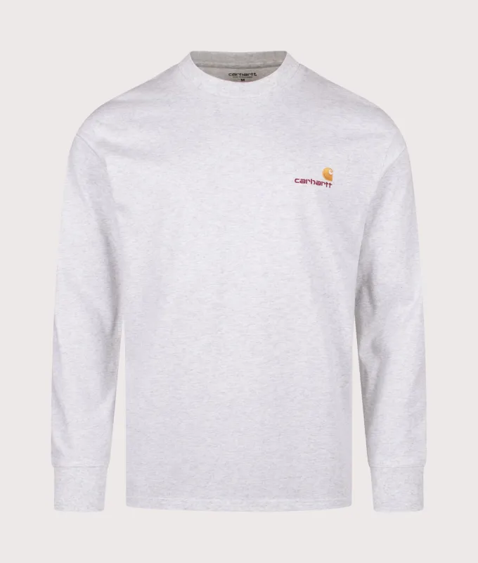 Relaxed Fit American Script Long Sleeve T-Shirt sold by EQVVS