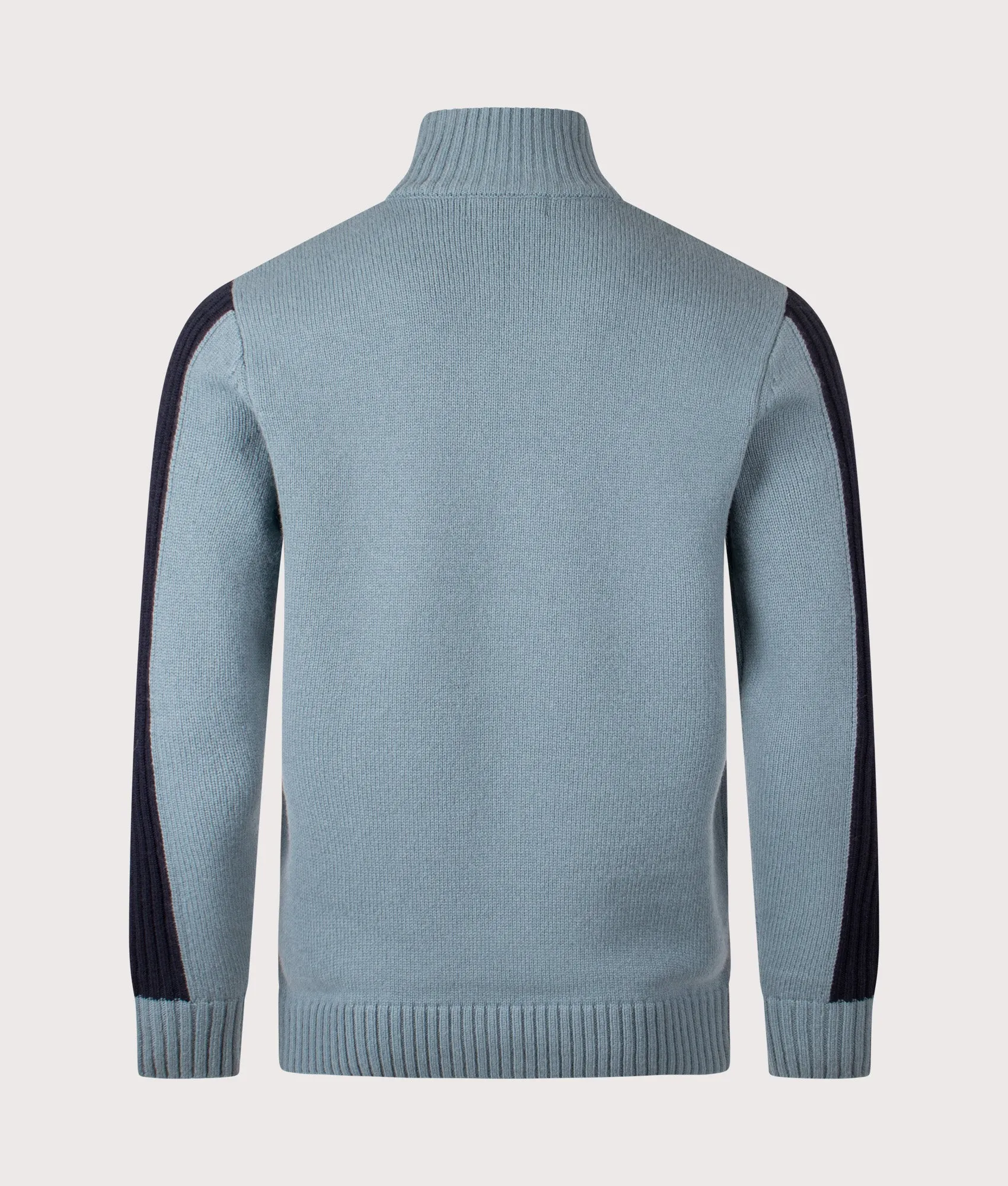 Ribbed Sleeve Quarter Zip Jumper sold by EQVVS product image thumbnail 4