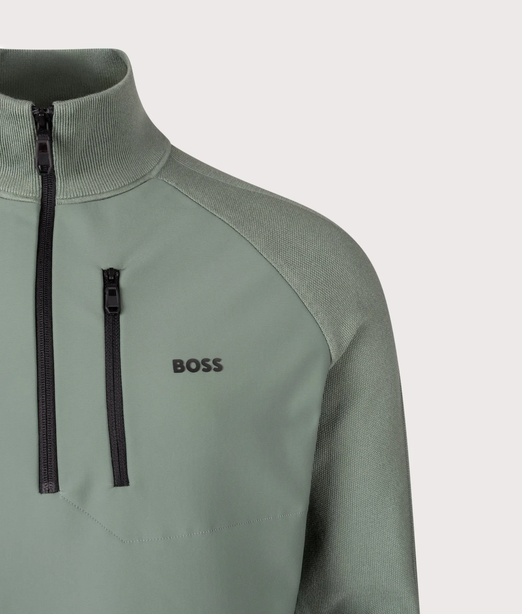 Civic Quarter Zip Hybrid Knit Sweatshirt sold by EQVVS product image thumbnail 3