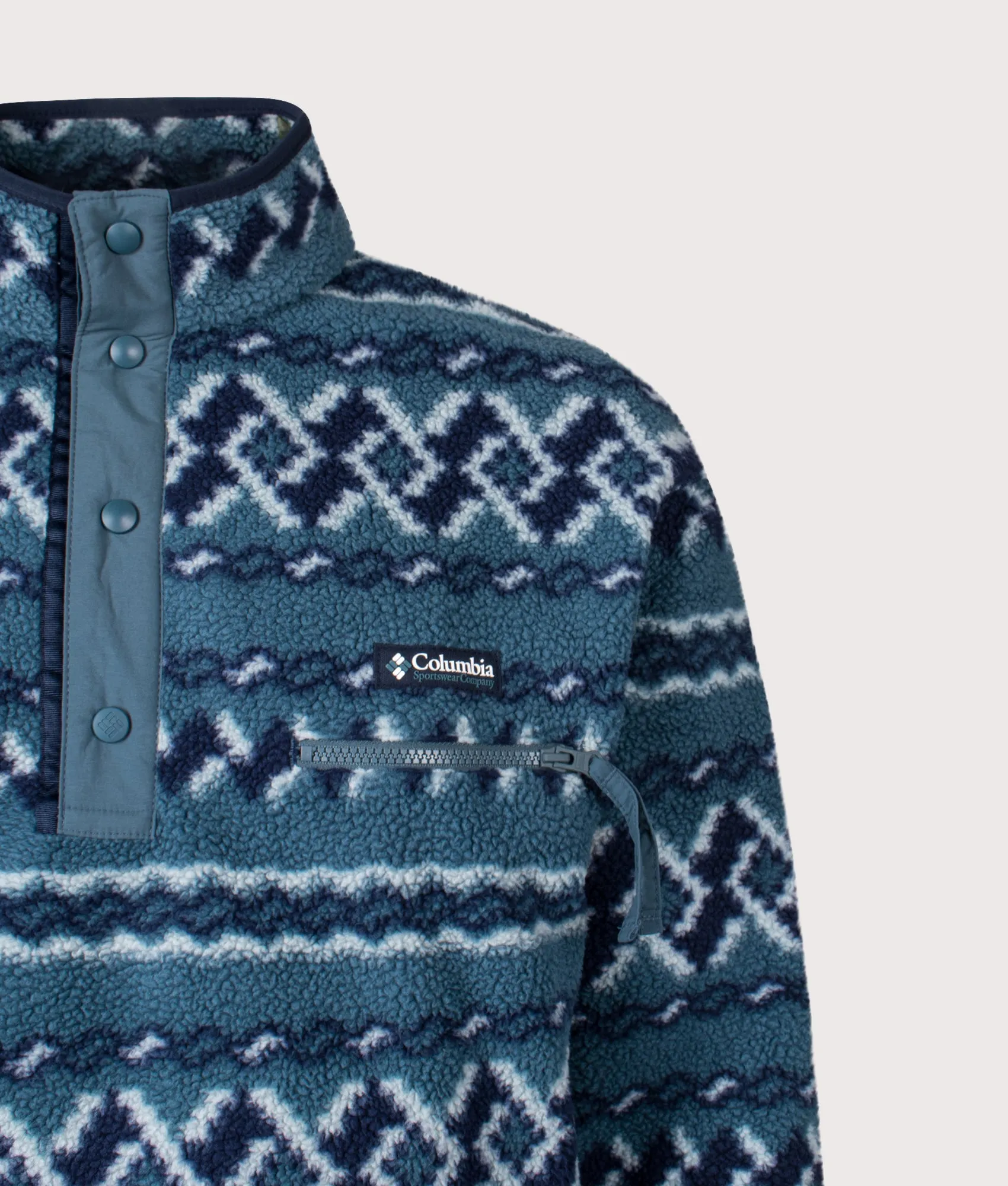 Helvetia II Printed Half Snap Fleece sold by EQVVS product image thumbnail 2