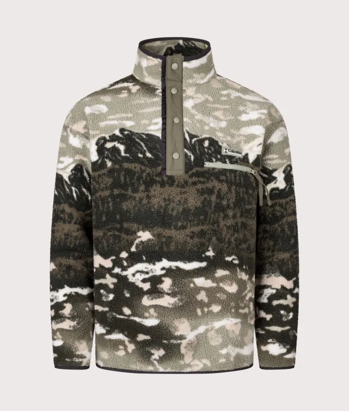 Helvetia II Printed Half Snap Fleece sold by EQVVS