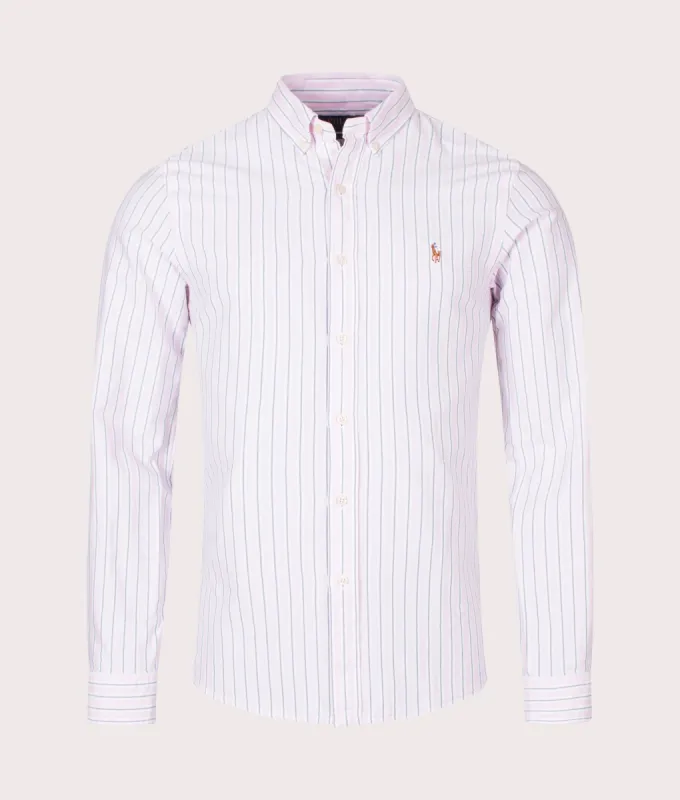 Slim Fit Striped Oxford Shirt sold by EQVVS