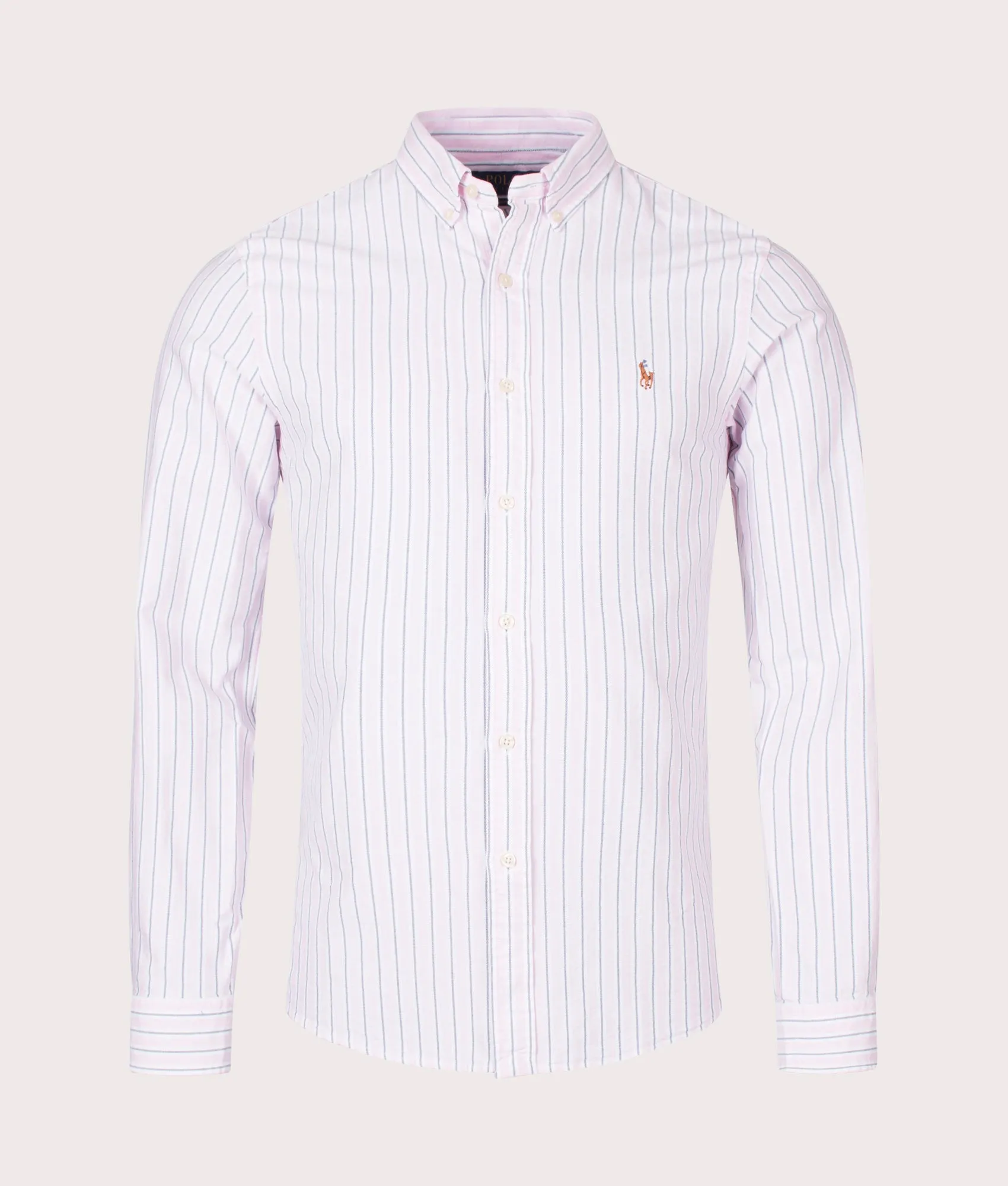 Slim Fit Striped Oxford Shirt sold by EQVVS