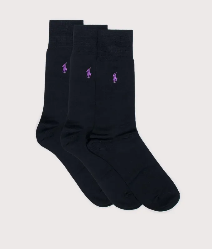 3 Pack Trouser Socks made by Polo by Ralph Lauren