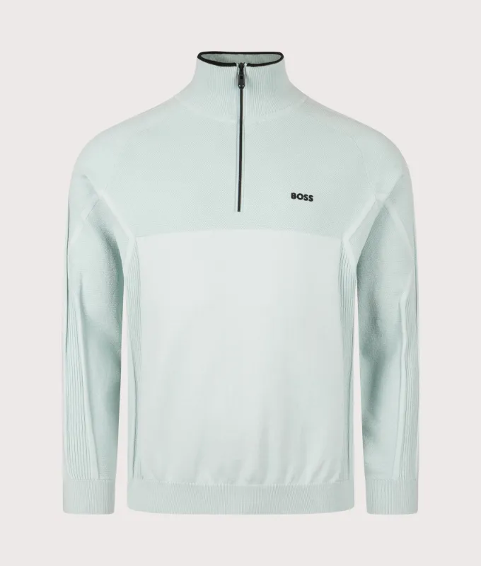 Hydro Quarter Zip Knit Jumper sold by EQVVS