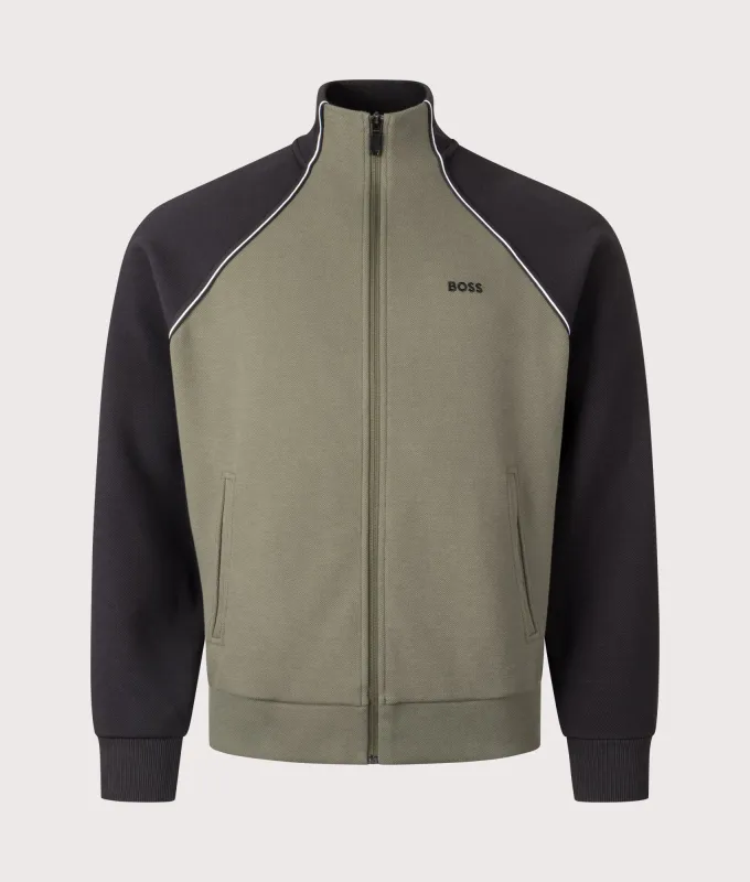 Join Skaz Zip Through Track Top made by Hugo Boss