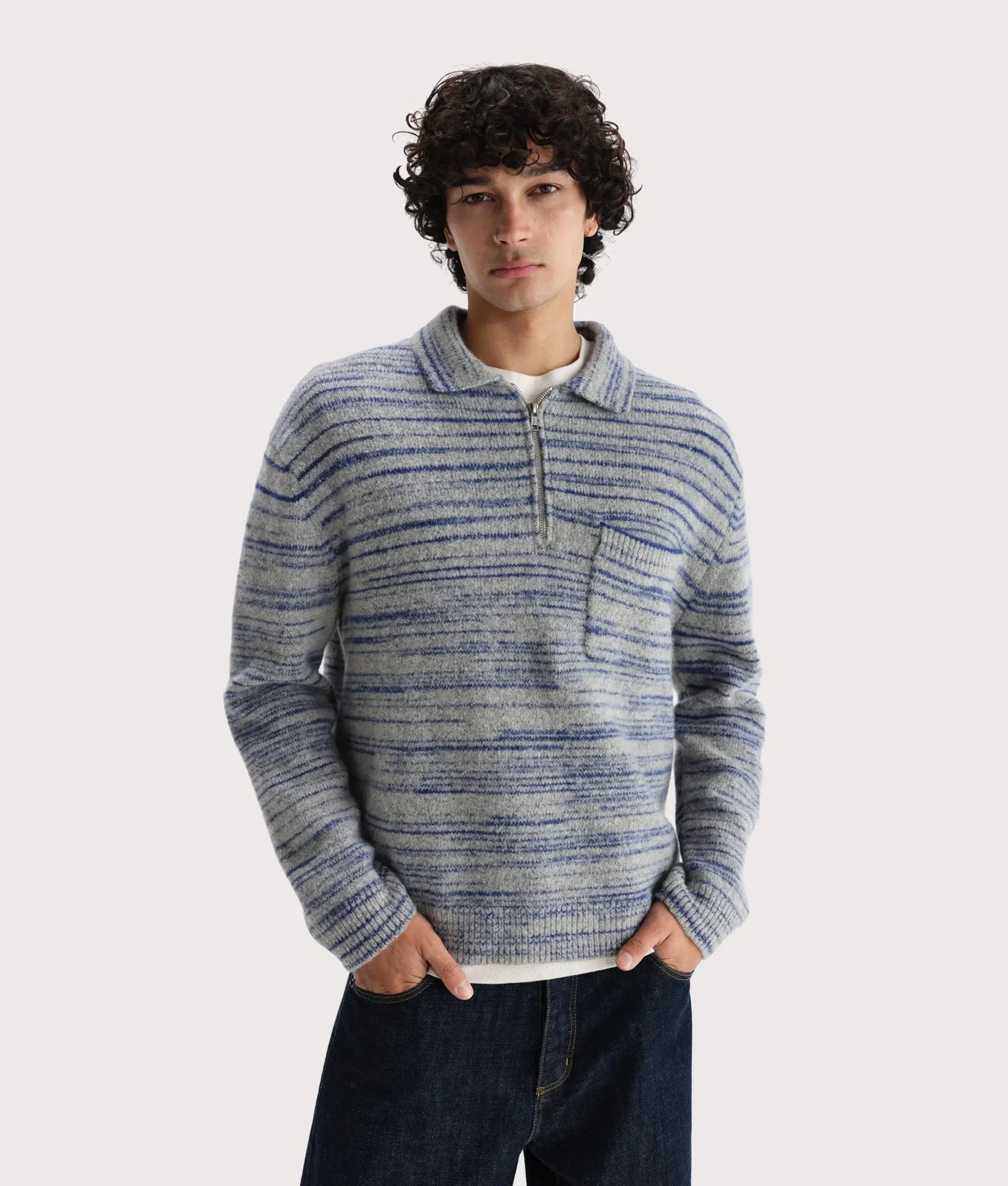 Alpha Zip Polo Shirt sold by EQVVS product image thumbnail 2