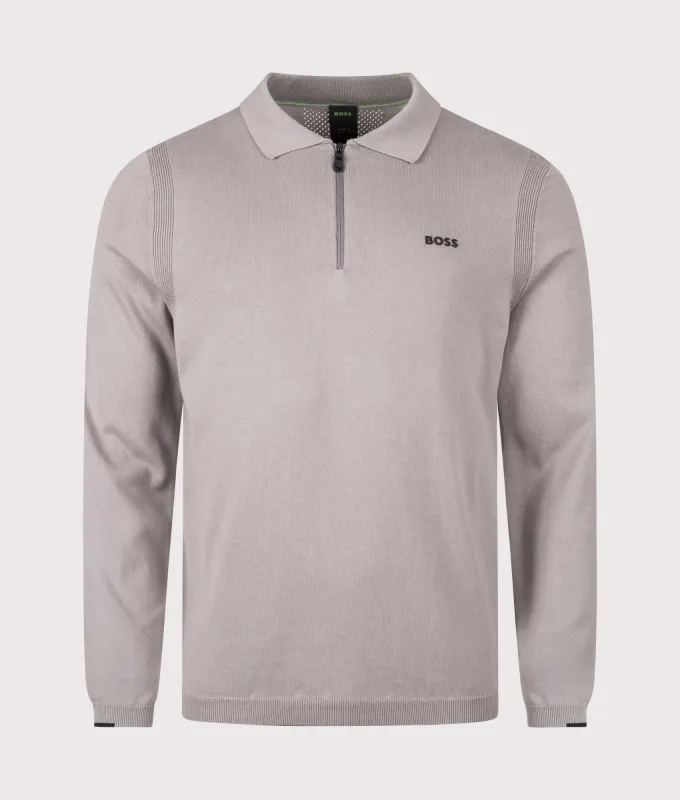 Ever-X Knitted Long Sleeve Polo Shirt made by EQVVS