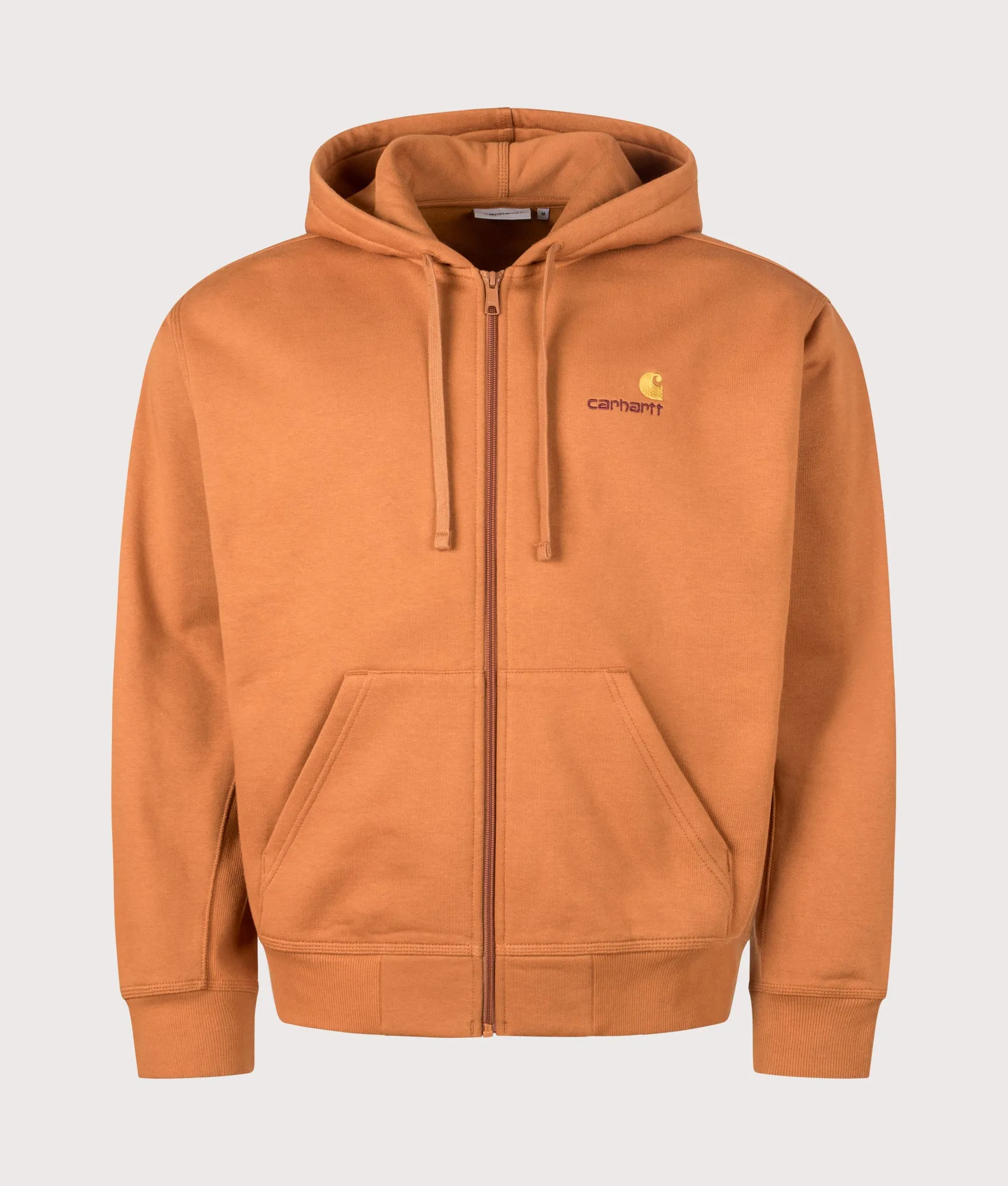 Relaxed Fit American Script Zip Through Hoodie sold by EQVVS