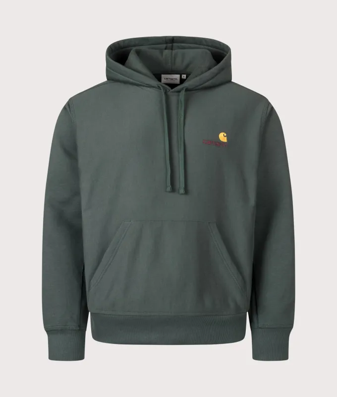 Relaxed Fit American Script Hoodie sold by EQVVS