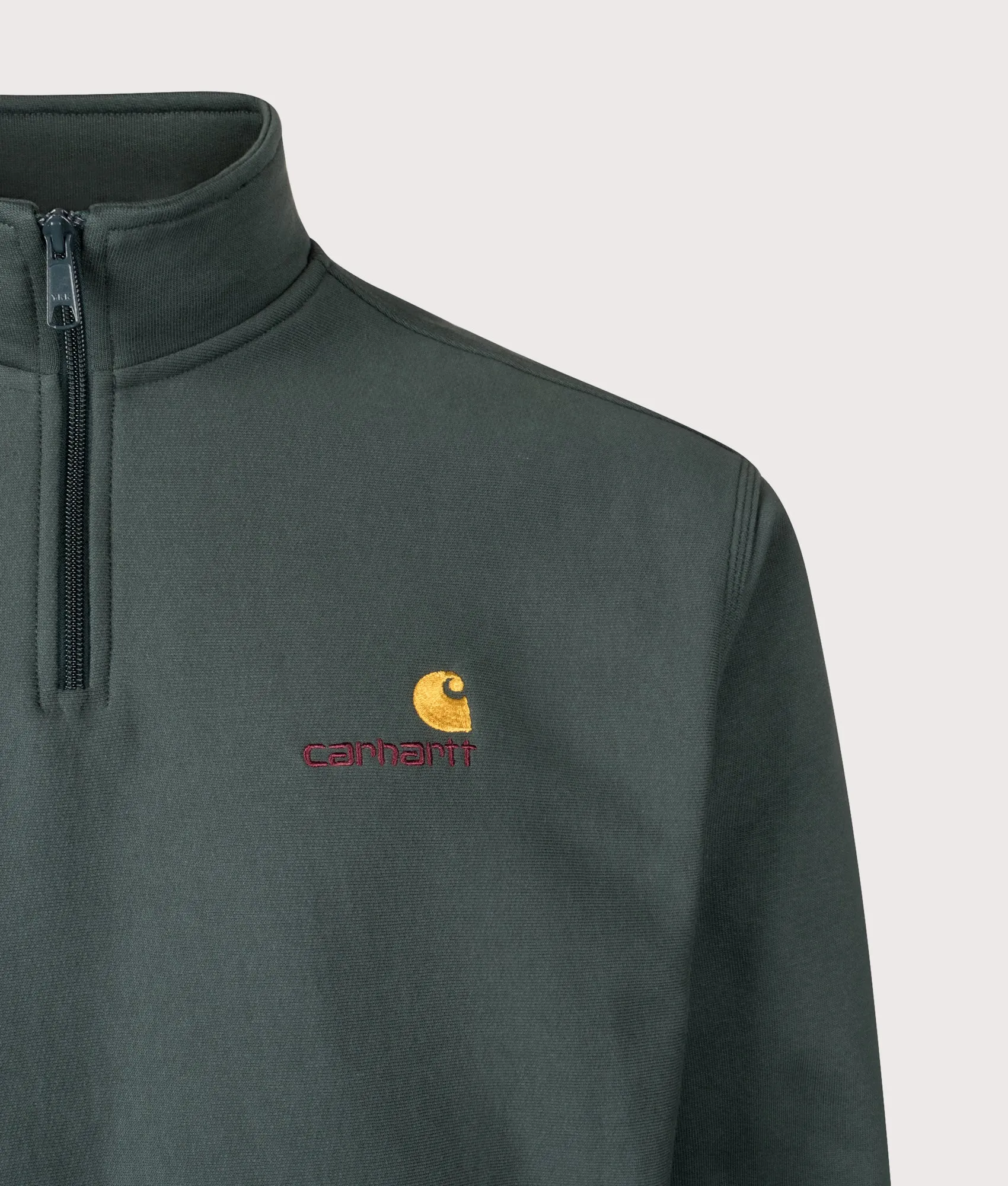 Relaxed Fit Quarter Zip American Script Sweatshirt sold by EQVVS product image thumbnail 2