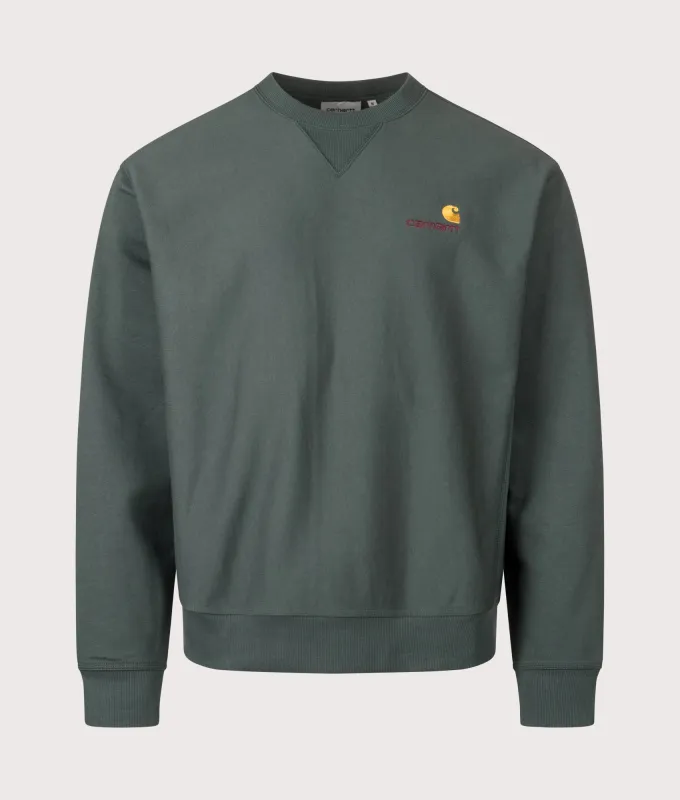 Relaxed Fit American Script Sweatshirt sold by EQVVS